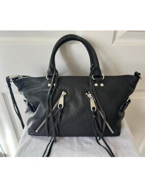 Rebecca Minkoff Moto Satchel Tote Black